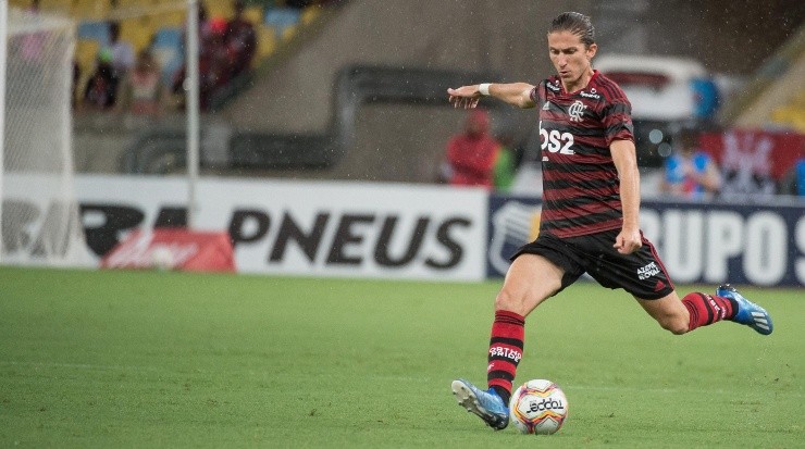 Filipe Luís: de volta ao time titular (Foto: Alexandre Vidal/Flamengo/Divulgação)