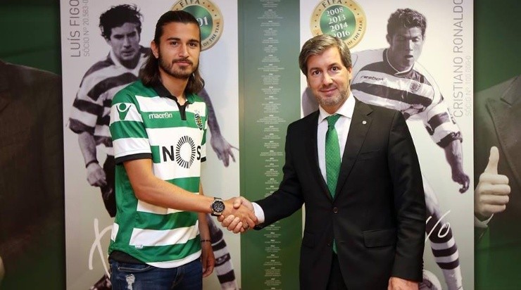 Mattheus: na mira do Vasco (Foto: Sporting/Divulgação)