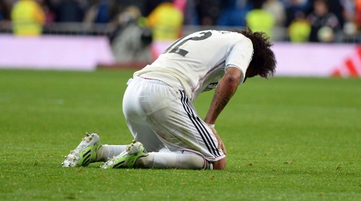 Marcelo está fora da partida de volta contra o Manchester City