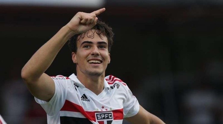 Igor Gomes: comparado a Kaká (Foto:Rubens Chiri/São Paulo FC/Divulgação)