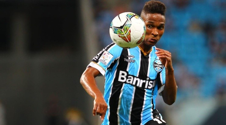 Wendell em ação pelo Grêmio em 2014 durante partida pela Libertadores. Foto: Getty Images