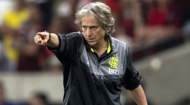 Jesus vem tendo muito destaque no Flamengo – Foto: Alexandre Vidal/Flamengo.