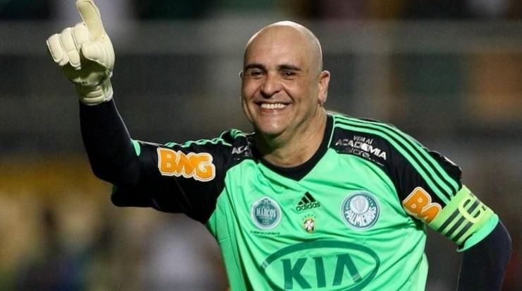 Marcos tem muita história com a camisa do Palmeiras.