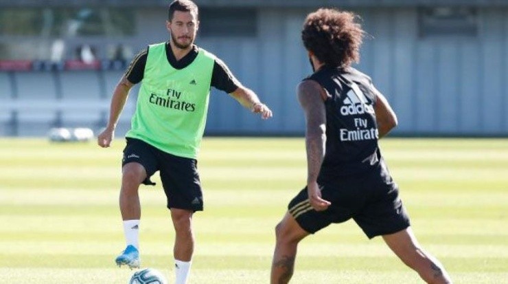 Hazard parece estar 100% após lesão – Foto: Divulgação/Real Madrid.