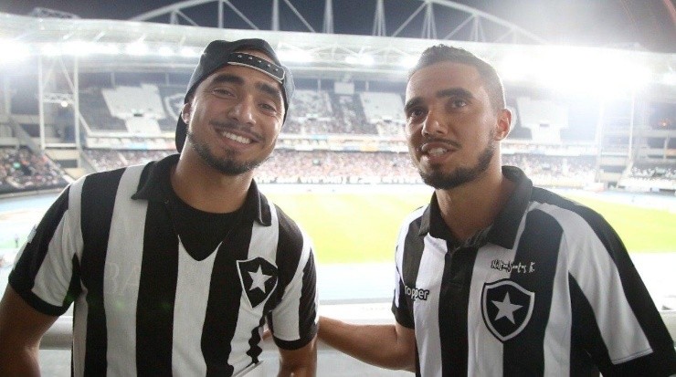 Fábio e Rafael são botafoguenses declarados. Foto: Divulgação/Botafogo