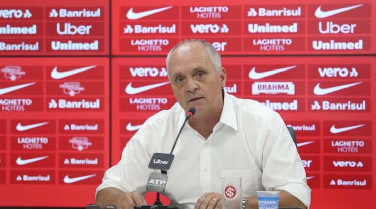 edeiros afirma que se pudesse voltar ao tempo, não teria demitido Odair Hellmann. Foto: Ricardo Duarte/ Internacional