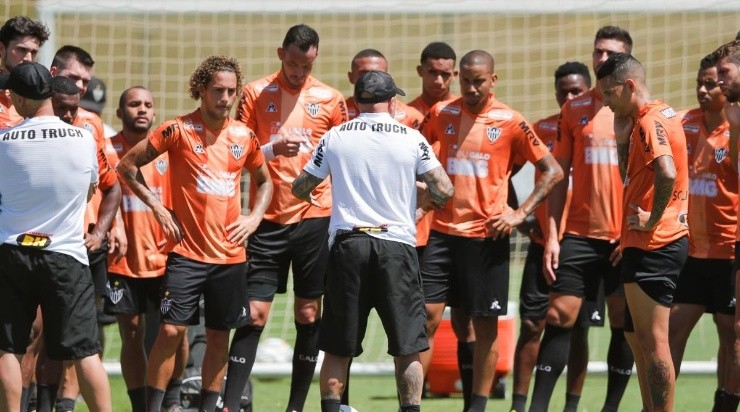 Sampaoli vem iniciando sua trajetória no Galo – Foto: Bruno Cantini/Atlético-MG.