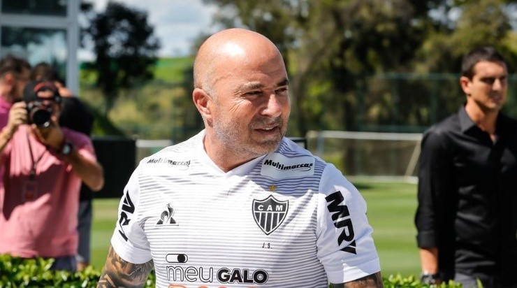 Sampaoli está com os salários atrasados no Galo: Foto: Bruno Cantini/Atlético Mineiro