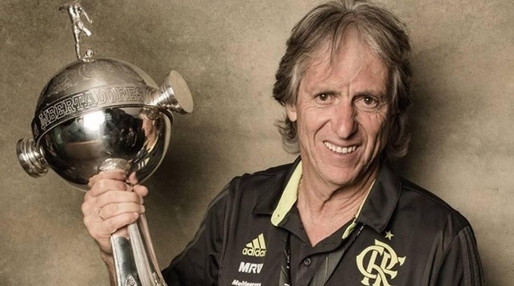 Jorge Jesus renovou com o Flamengo até junho de 2021. Foto: Divulgação/Flamengo