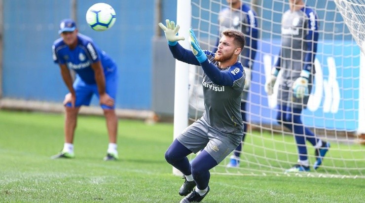 Goleiro permaneceu no time de transição – Foto: Lucas Uebel/Grêmio.