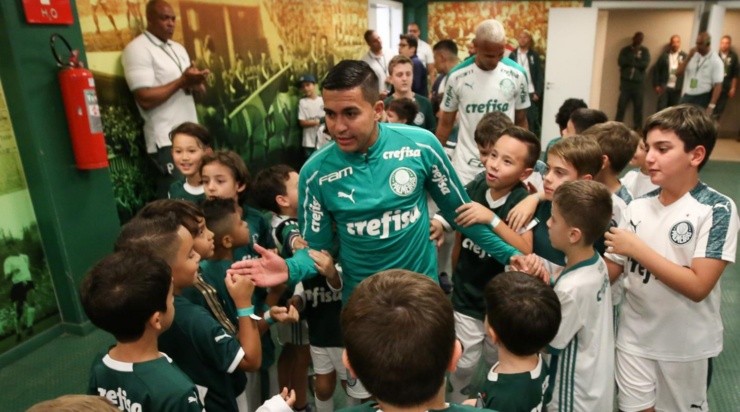 Dudu é umídolos do Palmeiras. (Foto:Fabio Menotti/Ag. Palmeiras/Divulgação)
