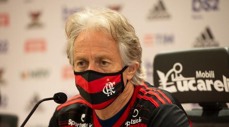 Jorge Jesus está de saída do Flamengo. (Foto:Alexandre Vidal/Flamengo)