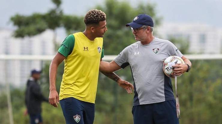 Felippe não se firmou com Odair. (Foto: Lucas Merçon/Fluminense)