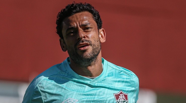 Fred em ação. (Foto: Lucas Merçon/Fluminense)