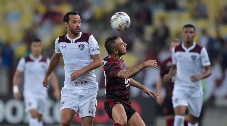 Nenê e Rafinha se estranharam nas finais do Carioca. (Foto: Divulgação)