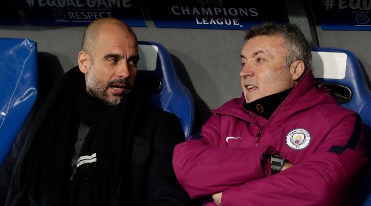 Domènec Torrent e Pep Guardiola. (Foto: Getty Images)