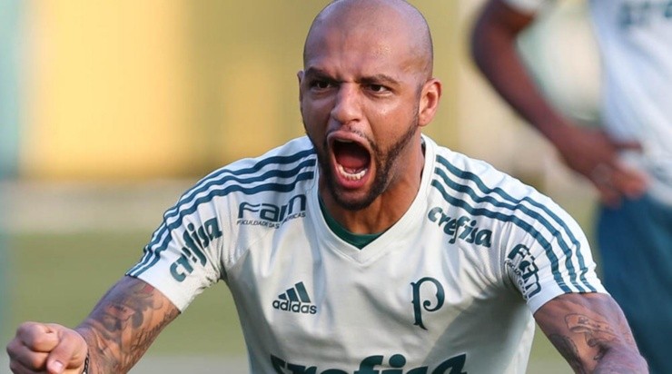 Felipe Melo rebateu declaração do comentarista – Foto: Cesar Greco/Palmeiras.