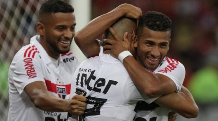 Rojas vinha se destacando pelas assistências – Foto: Rubens Chiri/São Paulo FC.