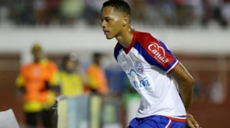 Caíque foi grande destaque no Brasileiro de Aspirantes antes de ser promovido ao profissional – Foto: Felipe Oliveira/EC Bahia