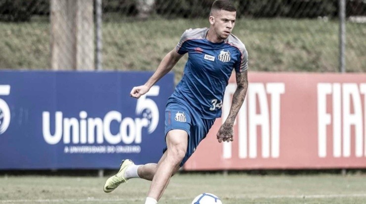 Jobson ganha a vaga de Alison – Foto: Ivan Storti/Santos FC.