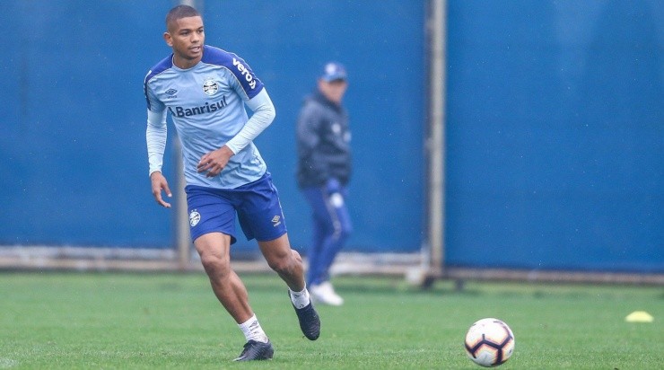 David Braz confirmou uma reunião dos jogadores com a comissão técnica – Foto: Lucas Uebel/Grêmio.