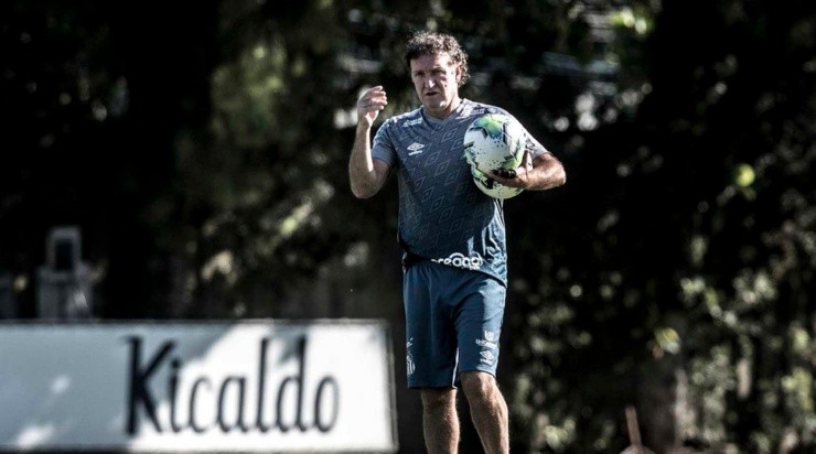 Cuca pediu o retorno do zagueiro Sabino, atualmente no Coritiba. Foto: Ivan Storti/Santos