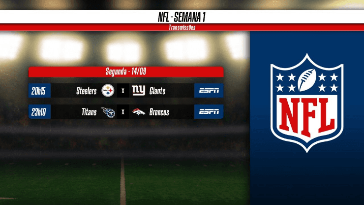 Titans vs Broncos fecham a primeira semana