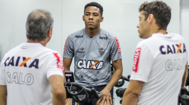Elias vinha buscando aprimorar a parte física – Foto: Bruno Cantini/Atlético-MG.