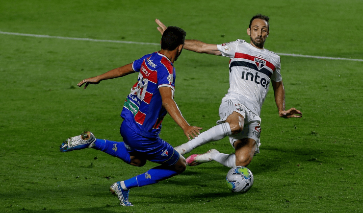 Fortaleza fez um bom jogo contra o São Paulo, no Morumbi. (Foto: Getty Images)