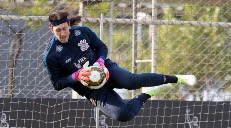 Cassio vem sendo cobrado pelos torcedores – Foto: Daniel Augusto Jr/Corinthians.