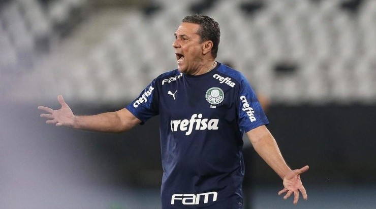 A derrota no Rio de Janeiro teve muito das mãos de Vanderlei Luxemburgo. Escalou e mexeu pessimamente o Palmeiras que enfrentou o Botafogo (Foto:César Greco/Ag.Palmeiras)