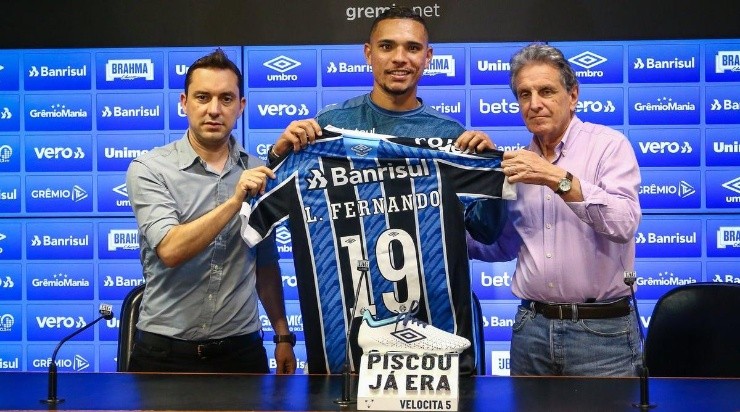 Luiz Fernando chegou ao Tricolor há quase 2 meses - Foto: Lucas Uebel/Grêmio.