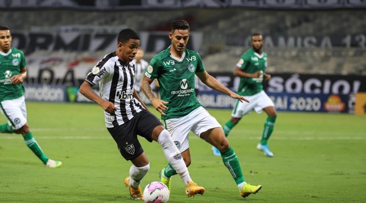Contra o Goiás: estreia como titular (Savinho: jovem será baixa (Foto: Pedro Souza / Agência Galo / Atlético / Divulgação)