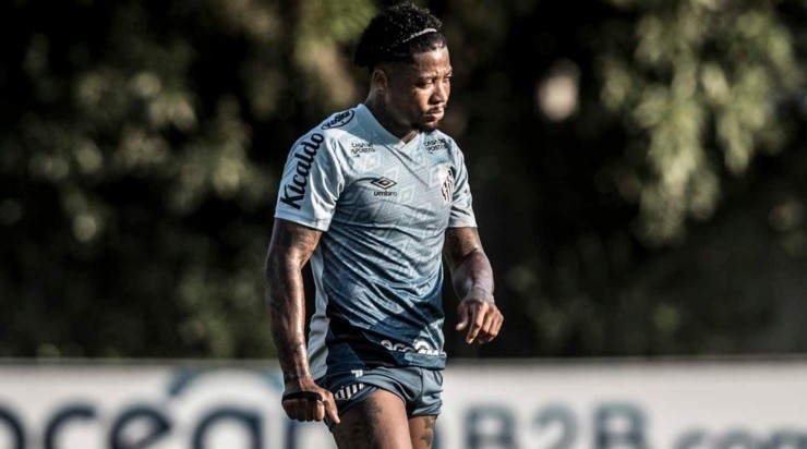 Marinho: baixa nos últimos jogos  (Foto: Ivan Storti/Santos FC/Divulgação)