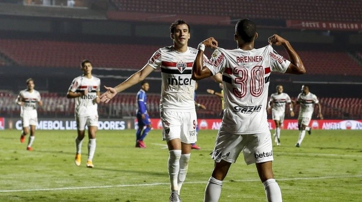 o São Paulo venceu o Binacional (PER) por 5 a 1 no Morumbi. Foto: Rubens Chiri