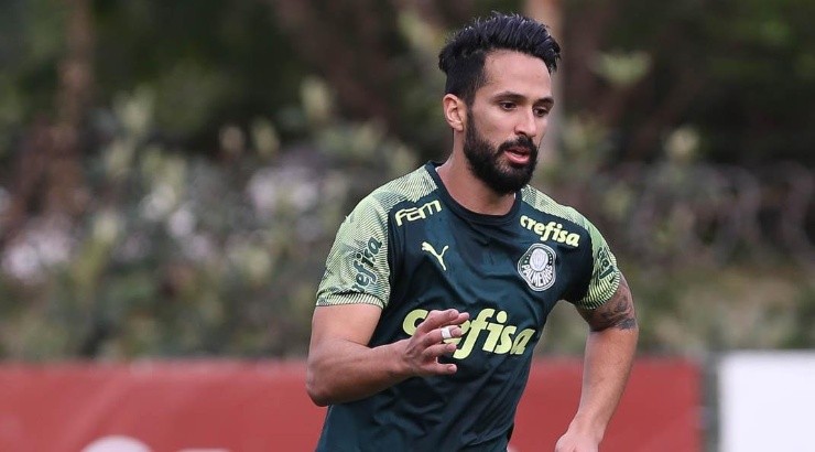 Luan: tem treinado normalmente (Foto: Cesar Greco/Divulgação/Palmeiras) Luan: tem treinado normalmente (Foto: Cesar Greco/Divulgação/Palmeiras)