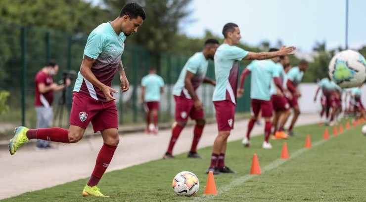 Atacante vinha treinando normalmente - Foto: Lucas Merçon/Fluminense.