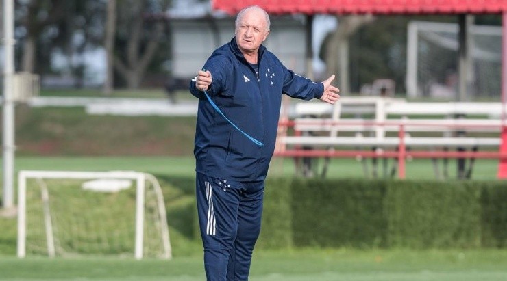 Felipão em ação pelo Cruzeiro. Foto: Divulgação