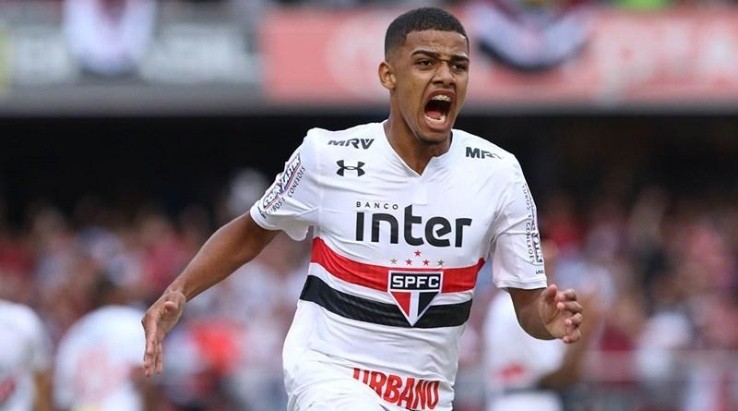 Fase artilheira: Brenner vem balançando as redes com frequência (Foto: Rubens Chiri / saopaulofc.net/Divulgação)