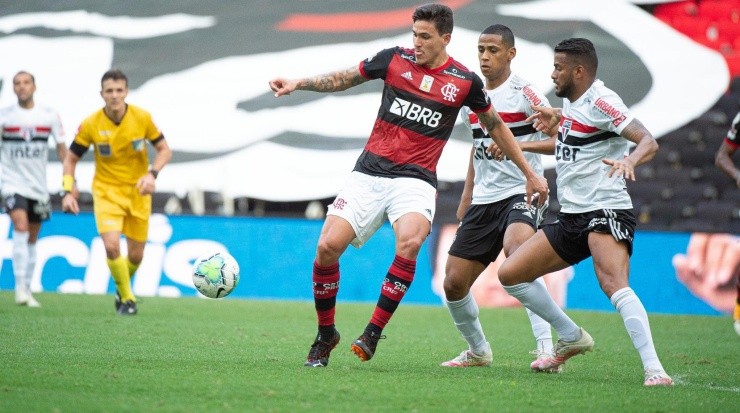 Flamengo desperdiçou chances e acabou sendo goleado pelo São Paulo - Foto: Alexandre Vidal/Flamengo.