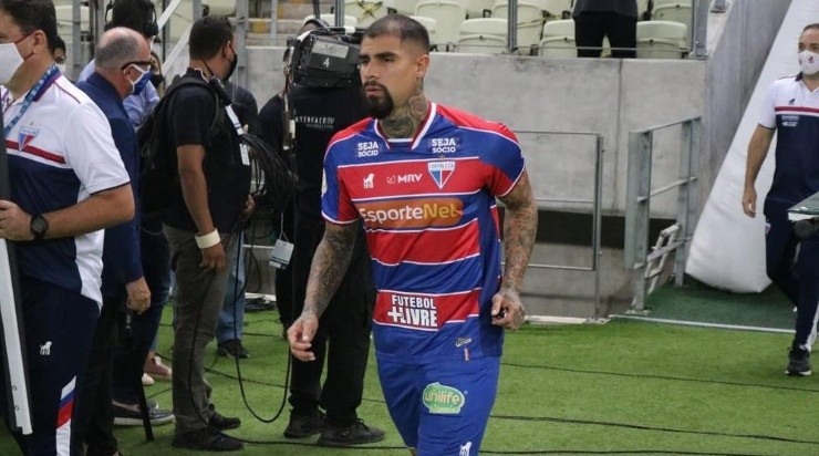 Nova lesão: Quintero segue no DM (Foto: Bruno Oliveira/Fortaleza EC/Divulgação)