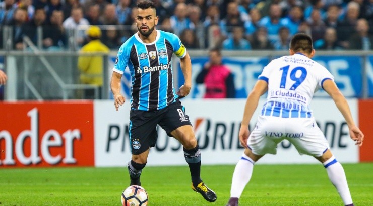 Volante foi substituído na última partida - Foto: Lucas Uebel/Grêmio.