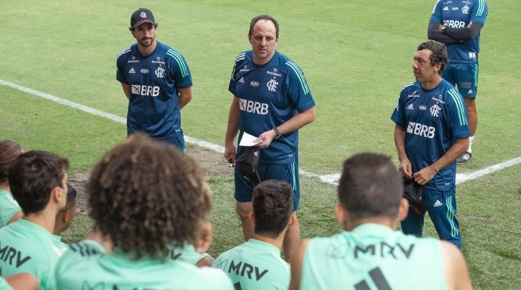 Ceni já comandou o primeiro treino no Flamengo - Foto: Alexandre Vidal/Flamengo.