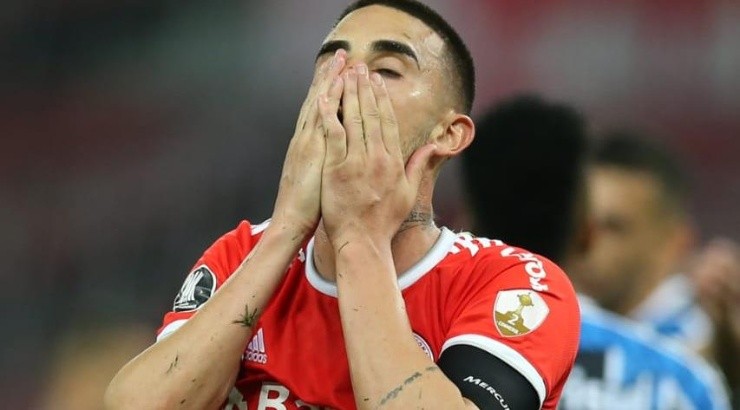 Thiago Galhardo perdeu uma das cobranças da decisão por pênaltis – Foto: Getty Imagens
