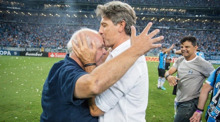 Renato é o técnico com mais tempo na mesma equipe no Brasil - Foto: Lucas Uebel/Grêmio. Renato é o técnico com mais tempo na mesma equipe no Brasil - Foto: Lucas Uebel/Grêmio.