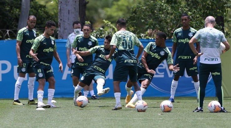 Palmeiras se prepara para o duelo contra o Delfín, do Equador. Foto: César Greco/Palmeiras