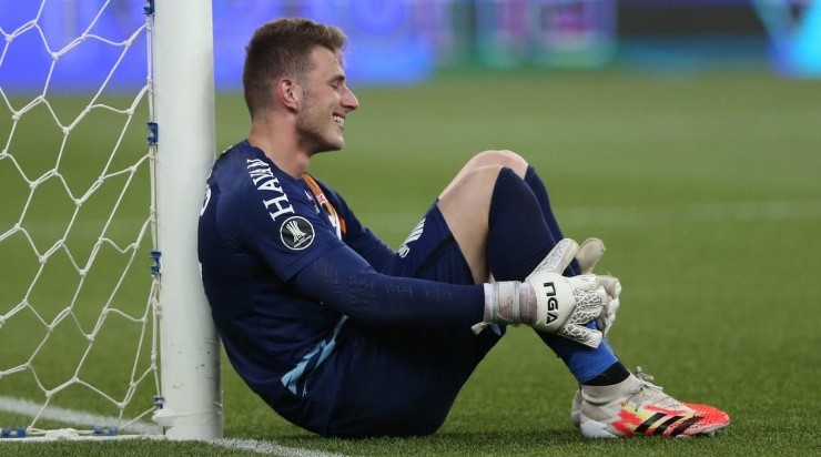O goleiro Bento fez sua estreiano time principal em grande estilo, marcou seu nome na noite histórica do Furacão com uma atuação segura e precisa –     Foto: Getty Imagens