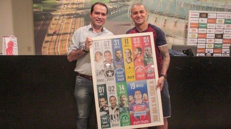 WP9: 100º gol no Brasileirão (Foto: Leonardo Moreira/Fortaleza/Divulgação)