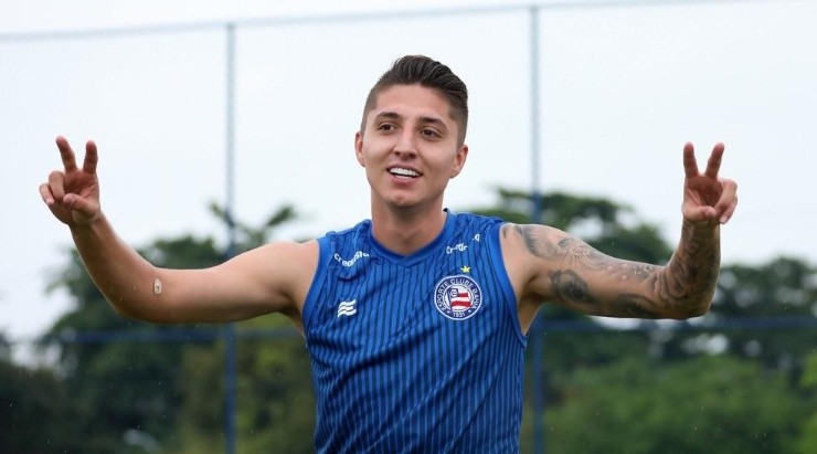 Juan Ramírez já treina com os companheiros. Foto: Felipe Oliveira