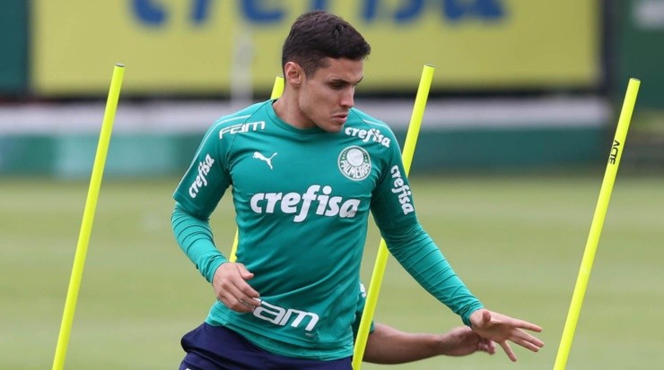 Veiga vem crescendo muito na temporada - Foto: Cesar Greco/Palmeiras.